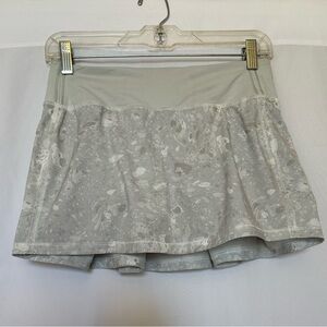 Lululemon Pace Rival Mid-Rise Skirt Speckle Trail Multi Gray Size 4